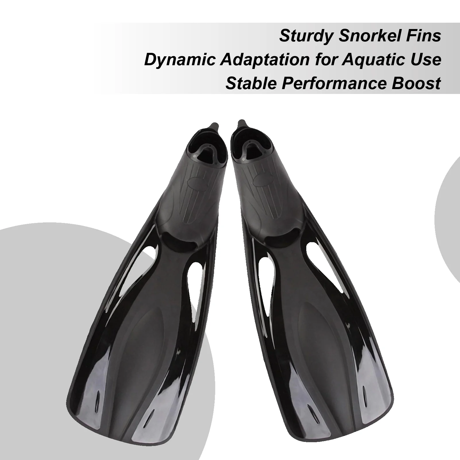 

Snorkel Fins Adult Snorkeling Full Foot Pocket Fins 1 Pair Adjustable Diving Flippers Training Equipment For Beach Pool Sea