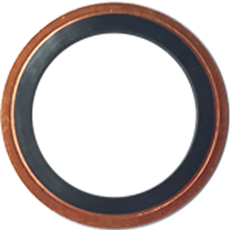 레드 코퍼+딩칭 고무 JB982 하프 팩 와셔 가스켓 M6 M8 M10 M12 M14 M16 M18 - M60 씰 링/고무 O-링 고무 가스켓