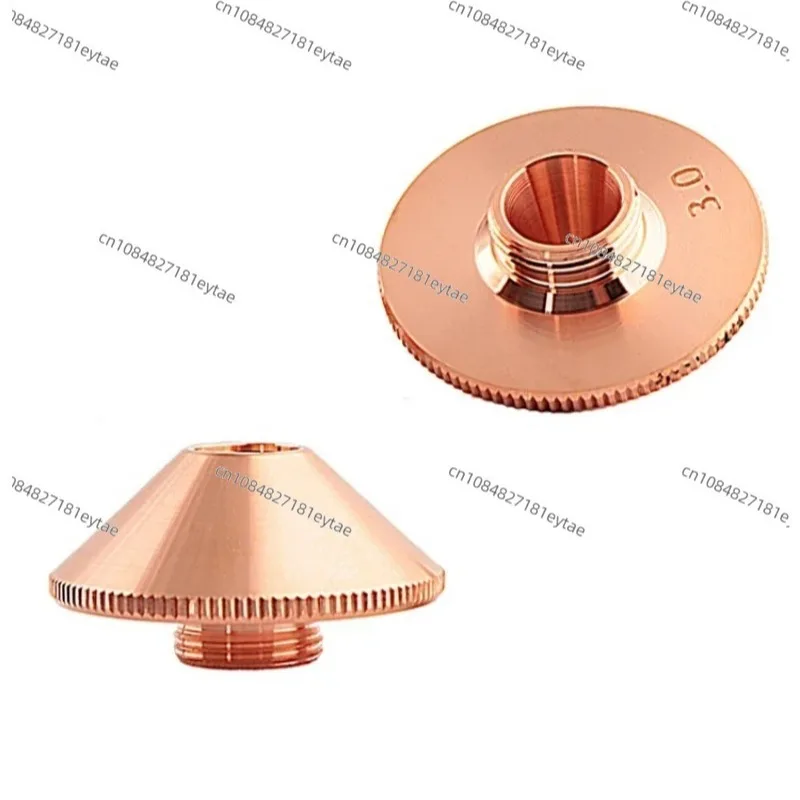 

10pcs Laser nozzle cutting high power pressurized model D28 with step head copper nozzle single layer