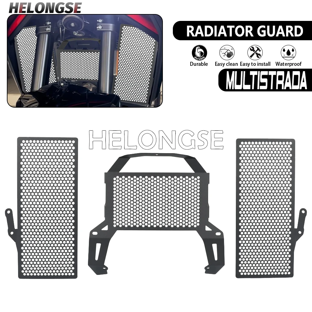 Radiator Grille Guard Cover Protector For Ducati Multistrada V4 / V4S / V4 Pikes Peak / V4 Rally / V4 RS 2026 - 2028