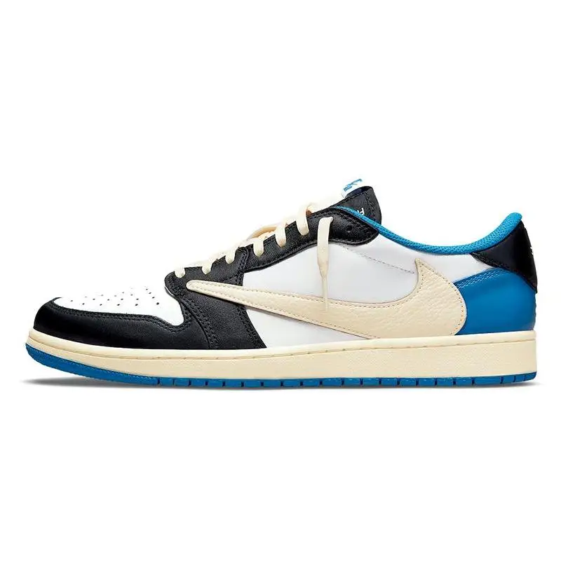 Nike Jordan 1 Retro Low OG SP Fragment X Travis Scott Sneakers shoes DM7866-140