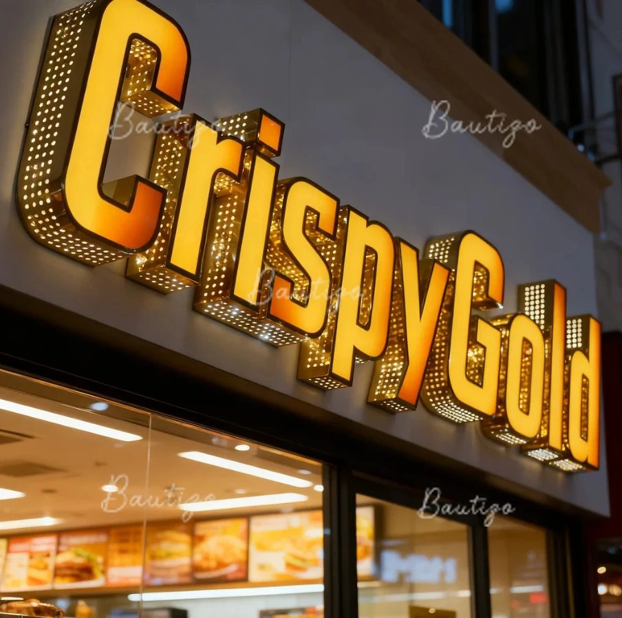 Large Luminous Letters Outdoor Custom Light Sign Logo De Restaurant Lights Led Neon Acrylic Signs Wall Home Business Decorative