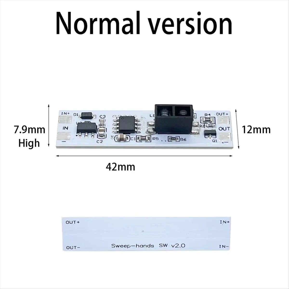 A62K DC5V-24V 3A Hand Sweep Switch Module LED Dimming Control Lamps Active Components Short Distance Scan Sweep Hand Sensor