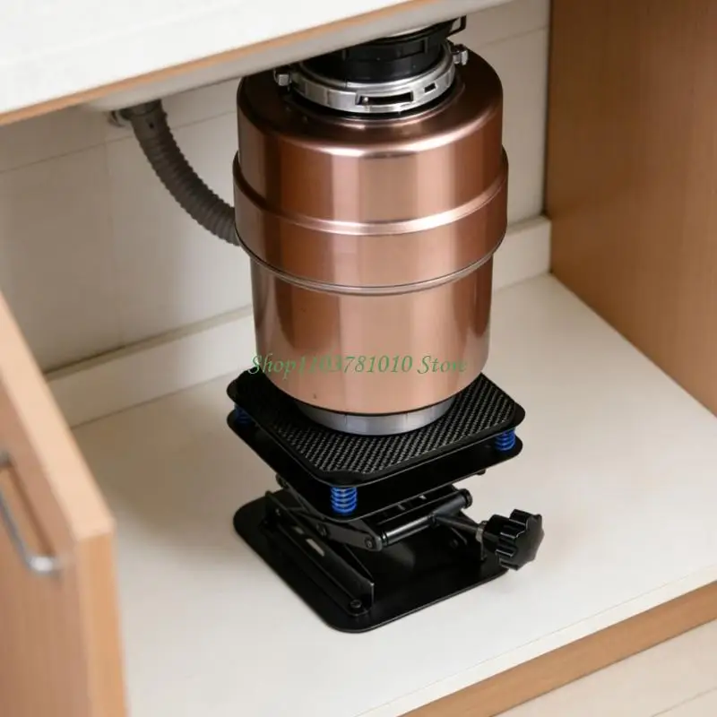 

U55D MultiPurpose Carbon Steel Lifting Platform Lift Stand For Chemistry Lab And Workshop Tool Kitchen Waste Disposal Unit