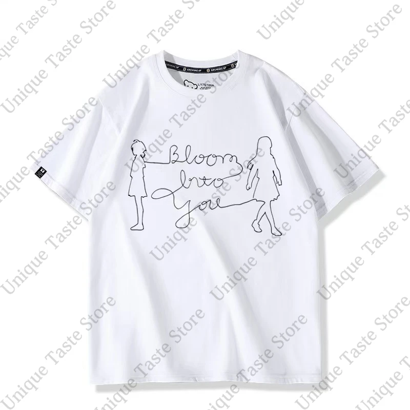 Anime Bloom Into You T Shirt Fashion Cartoon I Will Become Yours Print T-shirt Men Women Casual Cotton Short Sleeve Tee Tops