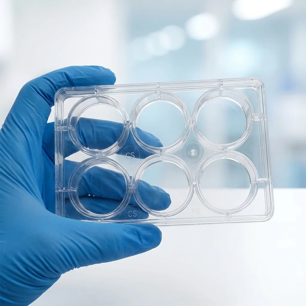 DXY 5Pcs 10Pcs 6/12/24/48/96 Well Cell Culture Plate with Lid Tissue Bacterial Culture Plates Lab Assay Petri Dish