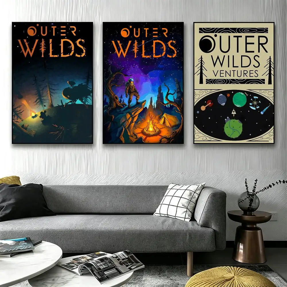 Game Outer Wilds Poster Poster HD printing Sophisticated Style Wall Art Home Decor For Bedroom Living Room Creative Gift