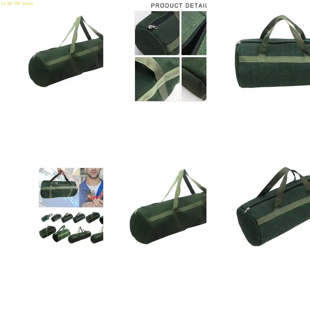 W3JE Heavy Duty Canvas Tool Bag Tool Tool Tool Tool Tool Tool สำหรับช่างไฟฟ้า Handymen