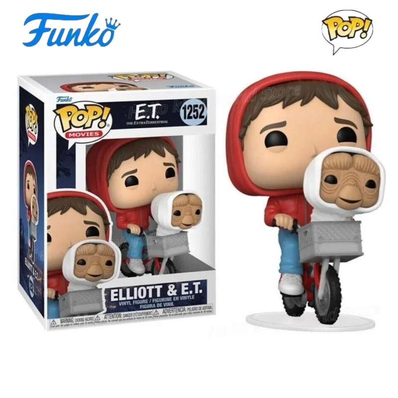 Фигурки Funko Pop Elliot And E T 1222, ограниченная серия, виниловая фигурка, модель игрушки, аниме, статуя, кукла, коллекционный подарок для детей