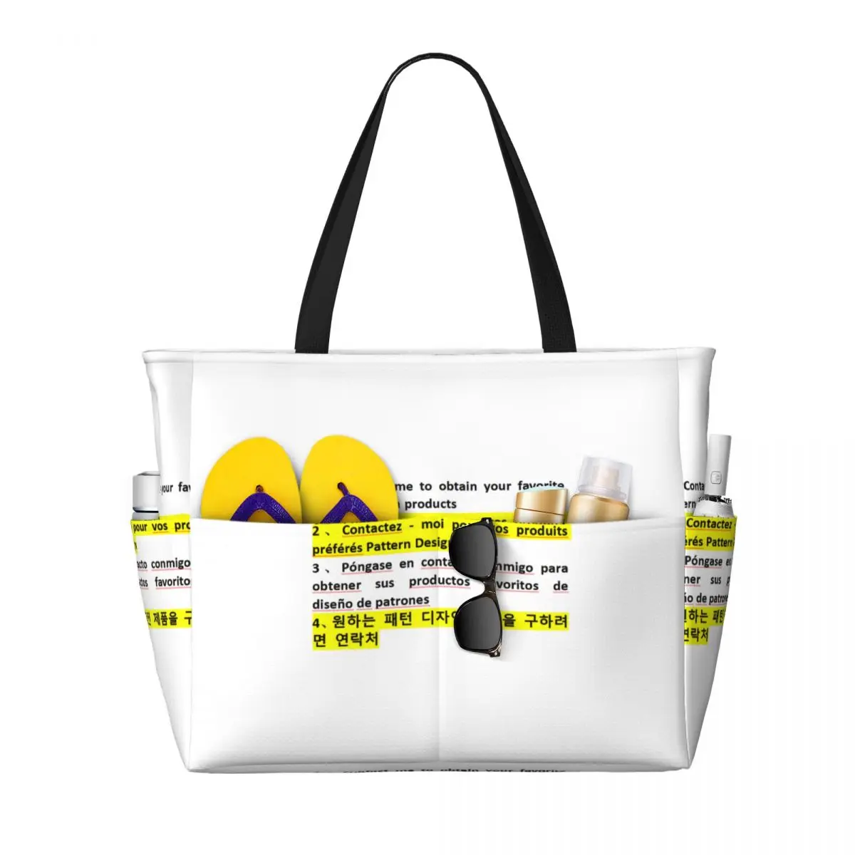 Beach Tote Bag Sport Gym Yoga Duffle Large Tote Bag Women Travel Bag Fitness bag