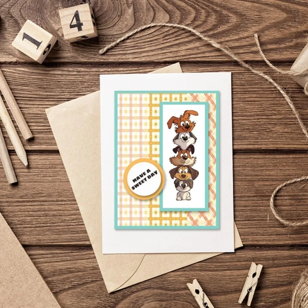 الكرتون مكدسة جرو واضح Stamps الكلب سيليكون شفافة Stamps جرو نمط واضح ختم الأختام DIY بها بنفسك سكرابوكينغ صور