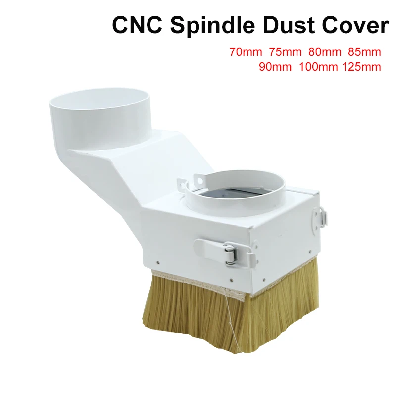 

CNC Spindle Dust Removal Shoe Dust Collector Push-Pull Type 70 75 80 85 90 100 125mm Dust Cover Brush Woodworking Carving