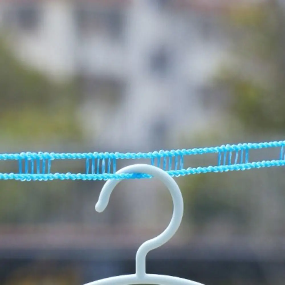 Laundry Drying 5m/8m/10m Travel Clothesline Windproof Antiskid Camping Clothes Line Lightweight Portable Washing Line Outdoor