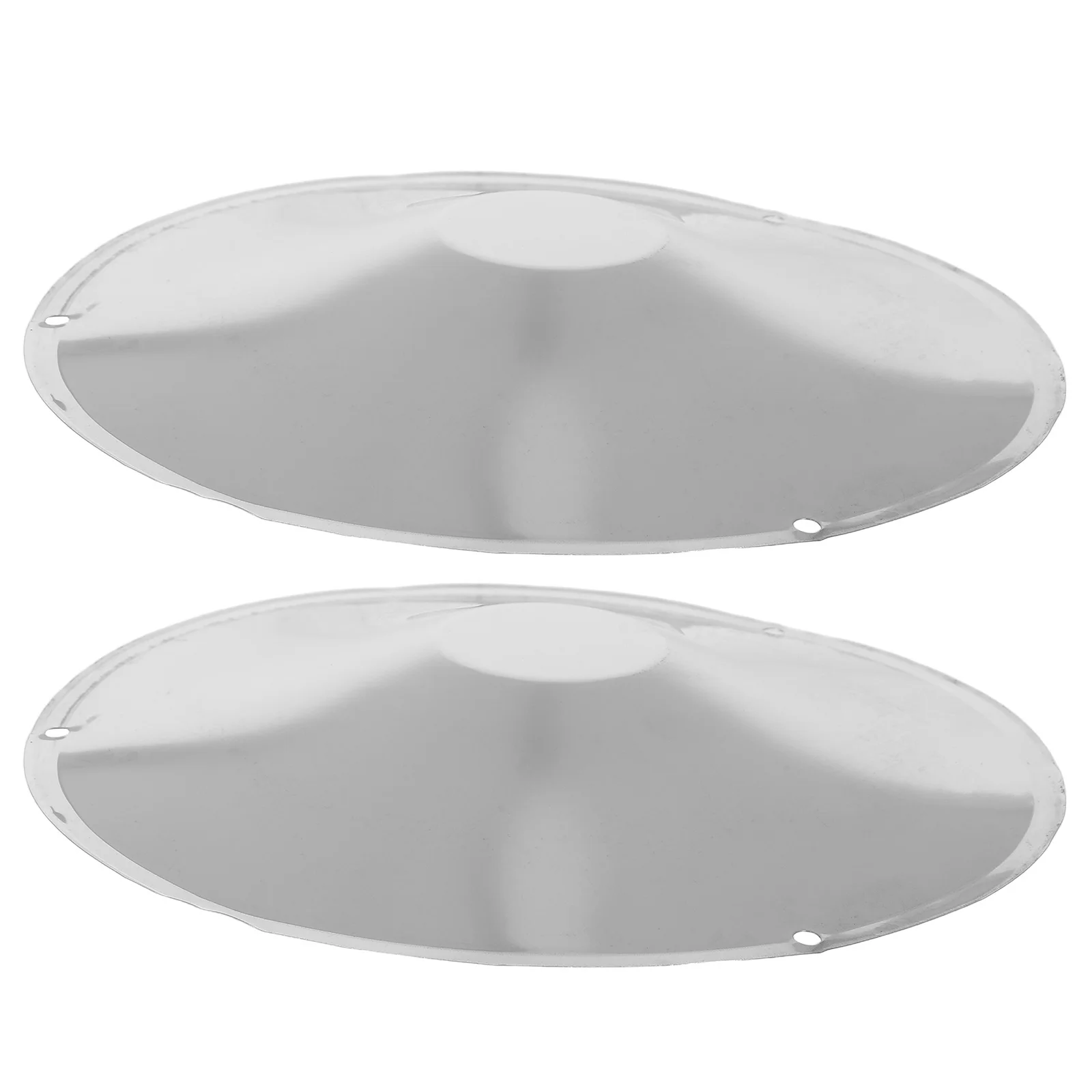 

2Pcs Fire Sprinkler Plate Stainless Steel Heat Gathering Cover Enhanced Thermal Activation for Residential