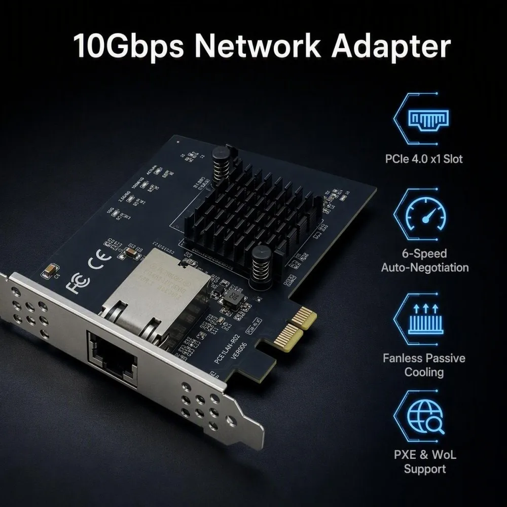 【¥5,907】TISHRIC RTL8127 10Gbps ネットワークカード RJ45-アリエク特価アラート