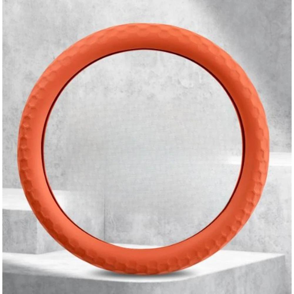 Interior Accessories Silicone Steering Wheel Ultra-thin Non-Slip Cover Round D-shaped Brand New for ONVO