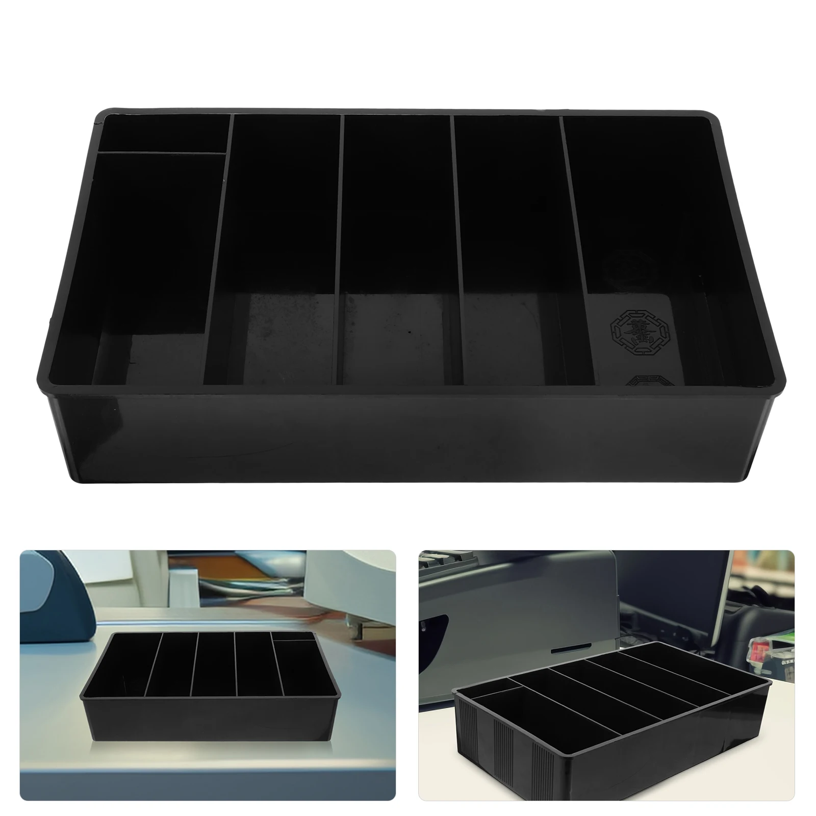 

Sturdy Box 4 Coin 5 Bill Compartments Money Tray For Restaurants Supermarkets Stores Currency Organizer Portable Money