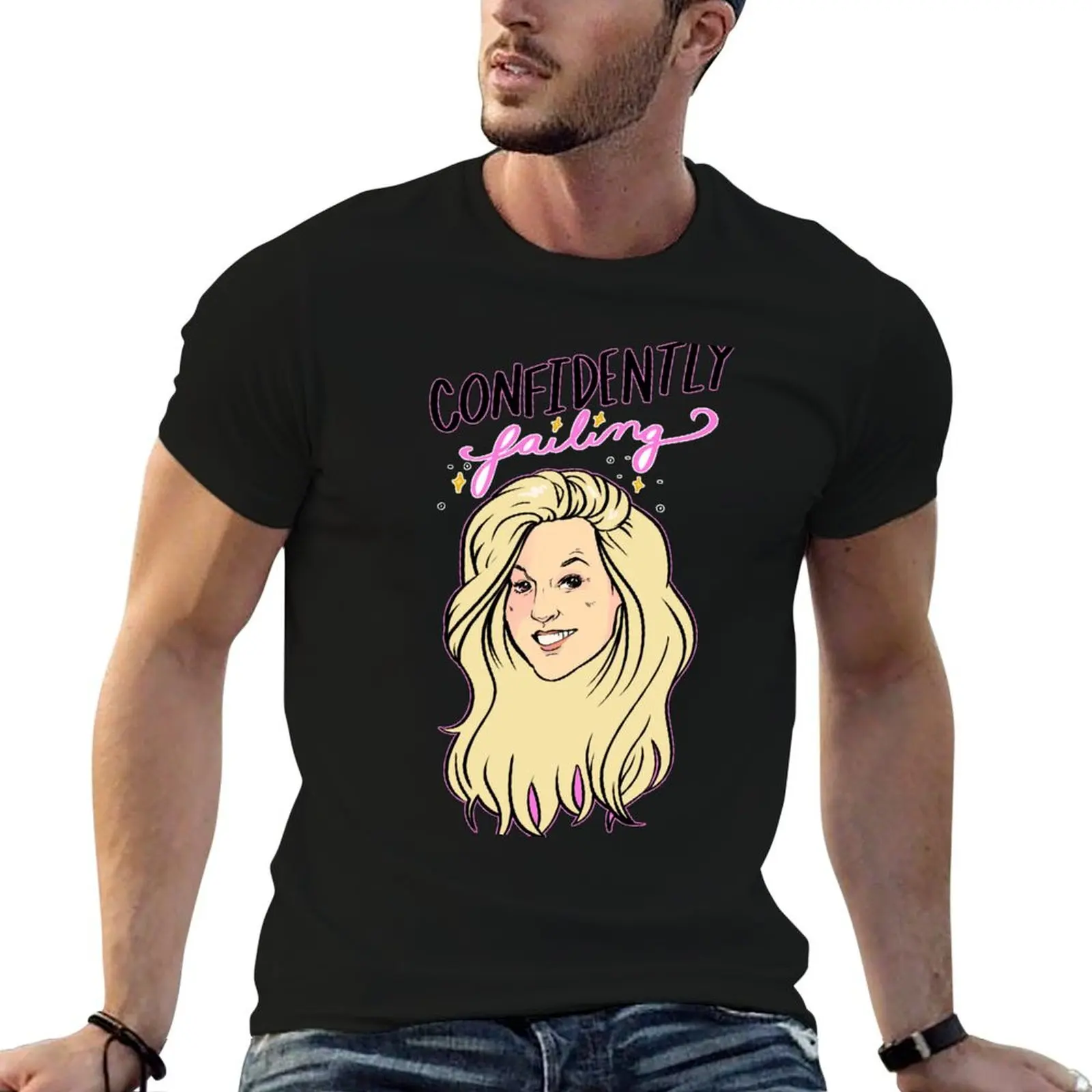 T-shirt CONFIDENTLY FAILING pour l'entraînement physique, respirant