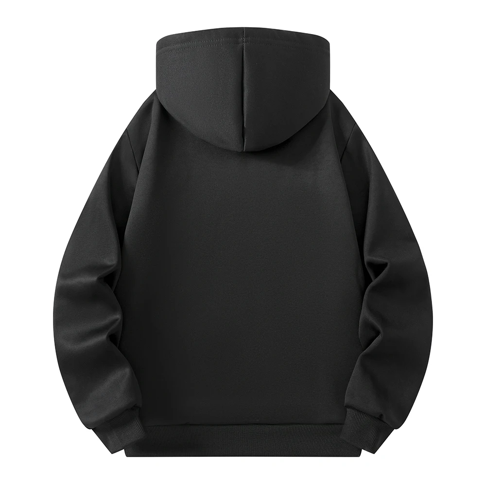 Herren-Halbzip-Hoodie mit personalisiertem Spinnen-Print, Street-Style, lässiger Sweatshirt, Herbst- und Winter-Trend, Fitness- und Pendler-Oberteil – Detail 9