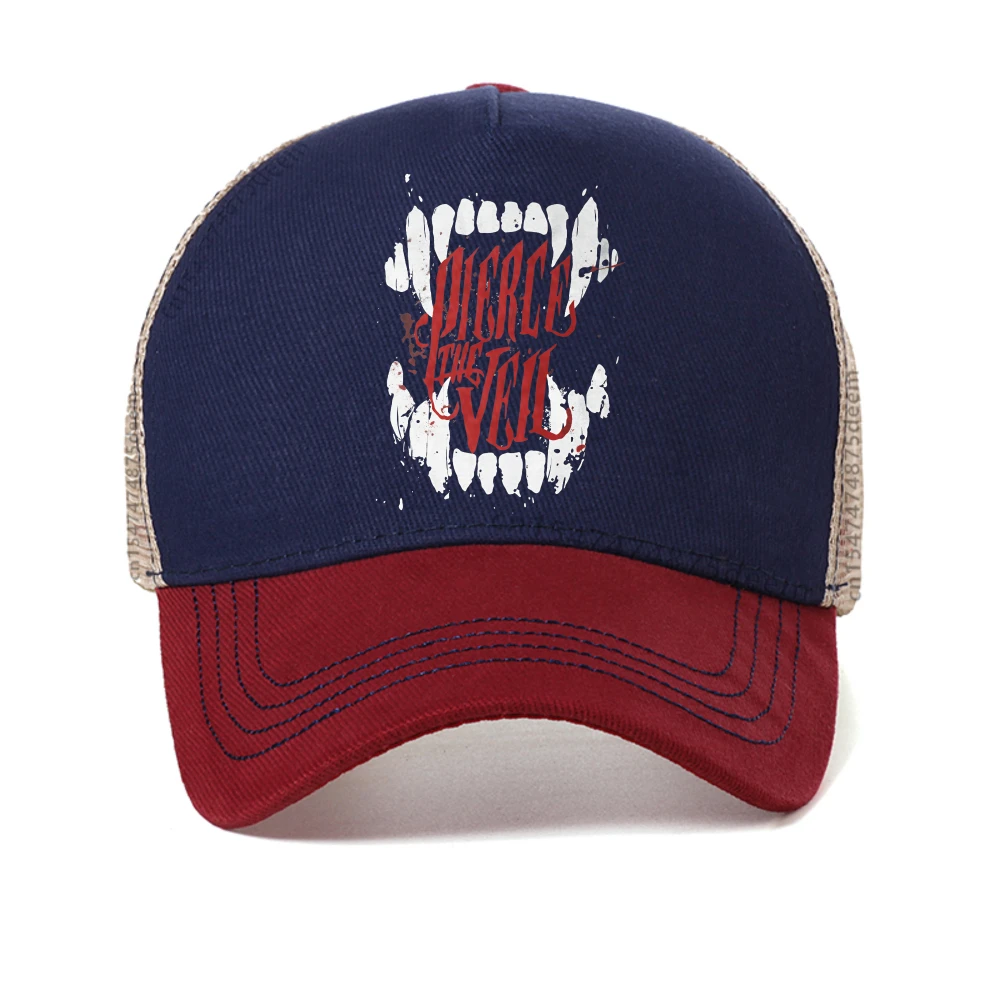 

Band Pierce The Veil baseball cap Men Women Stylish Harajuku Vintage Unisex Snapback Hats fashion breathable sun hat trucker cap