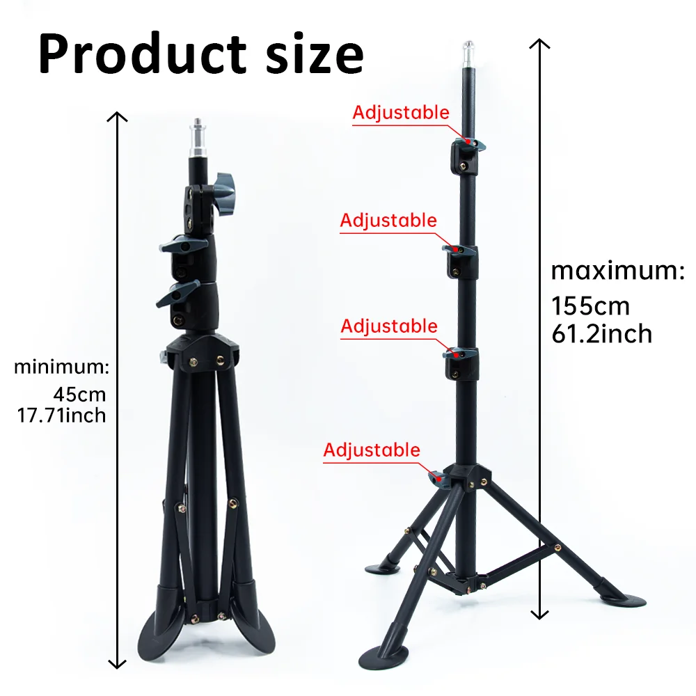 Metal Tripod Ruggedized Tripode Telefono Movil for Digital Camera Gopro12 11 10 9 Insta360 X3 X4 SJCAM Phone Selfie Stick Stand