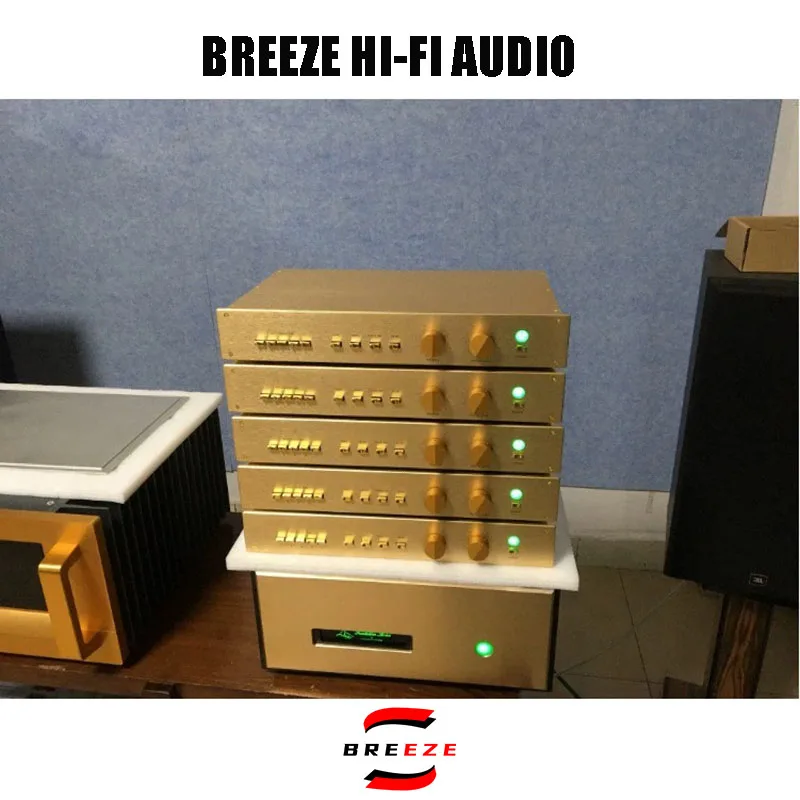 BREEZE 2024 Reproduction of imported HI END FM255 fever level preamplifier transistor amplifier fully balanced hifi preamplifier