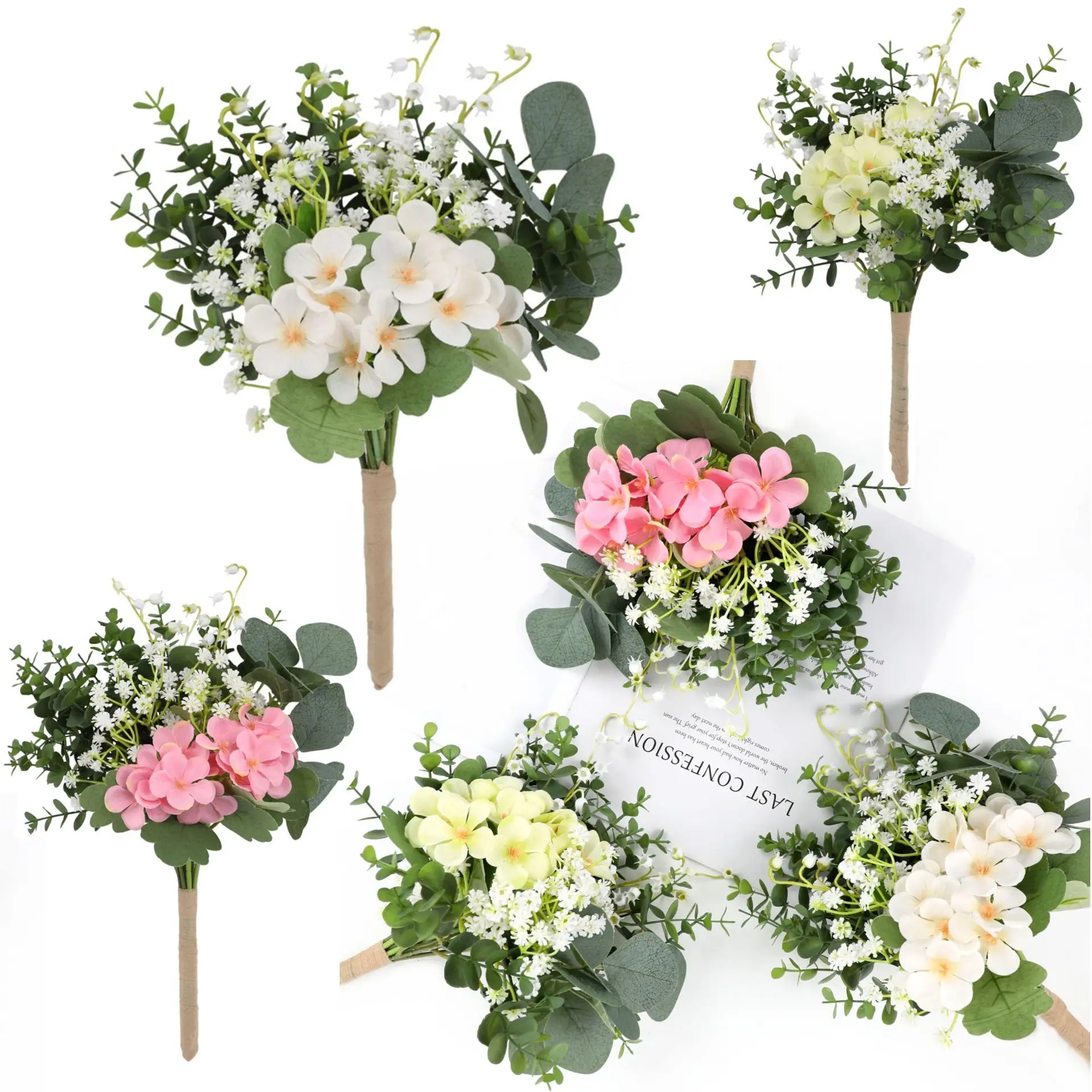 

Simulation Of Holding Flowers Bride Holding Fake Flowers Wedding Bouquet Dining Table Flower Decoration Shooting Ornaments