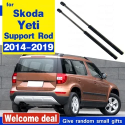 For Skoda Yeti 2014 - 2019 2018 Gas Spring Struts Prop Lift Support Damper Gas Charged Rear Trunk Tailgate Boot Hydraulic Rod