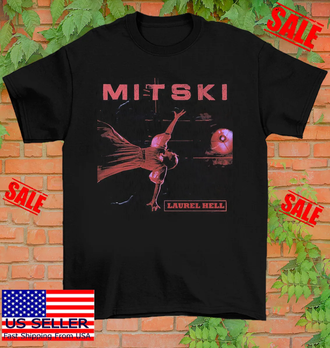 Camiseta de algodón MitSki Laurel Hell Concert Tour, regalo para fanáticos, todas las tallas MC116