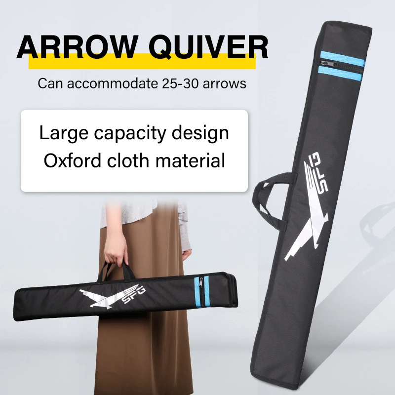 

Archery Arrow Bag Case Hand Holder Quiver for Arrows Large Capacity Shooting Hunting Foldable Portable Storage Arrow Shaft Bag