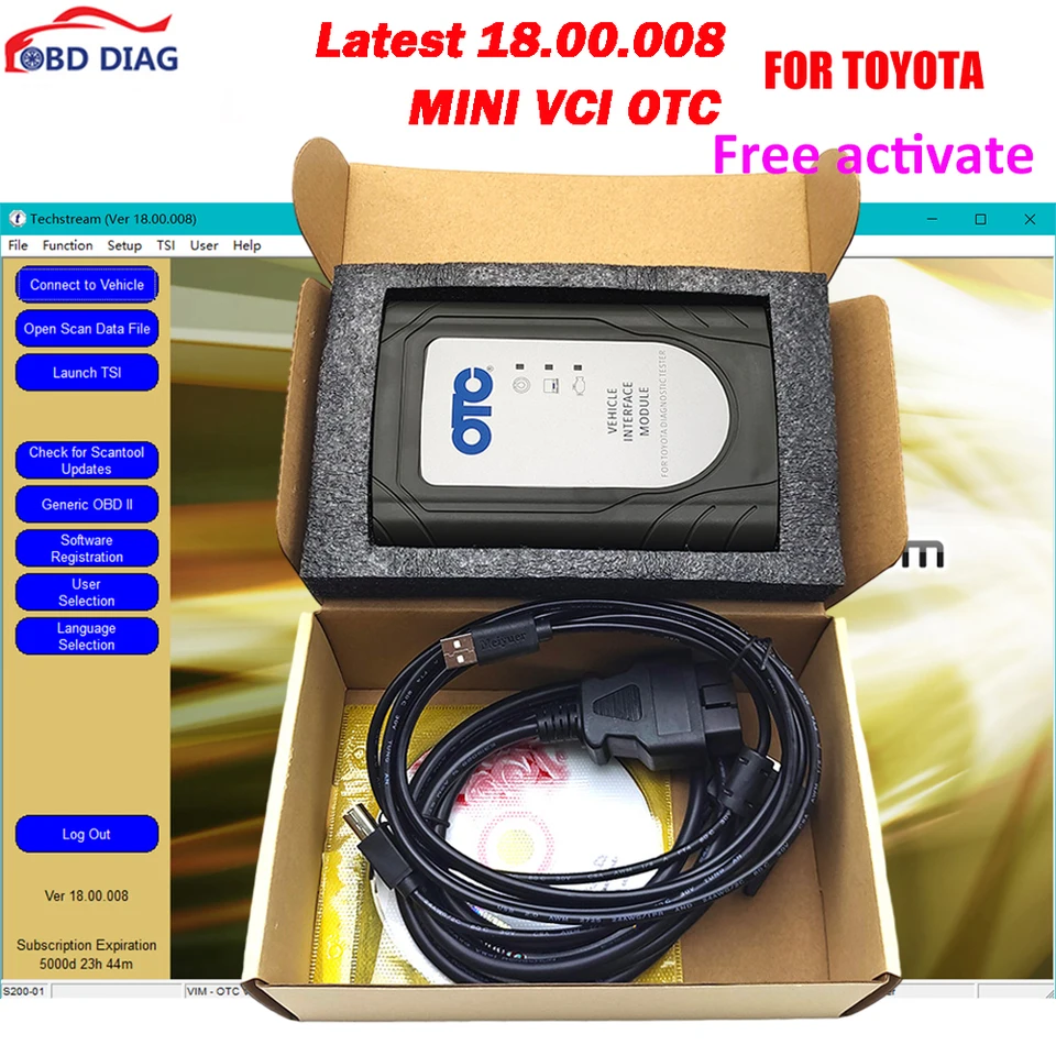 トヨタ用 GTS OTC V18.00.008 グローバルテックストリーム VIM OTC IT3