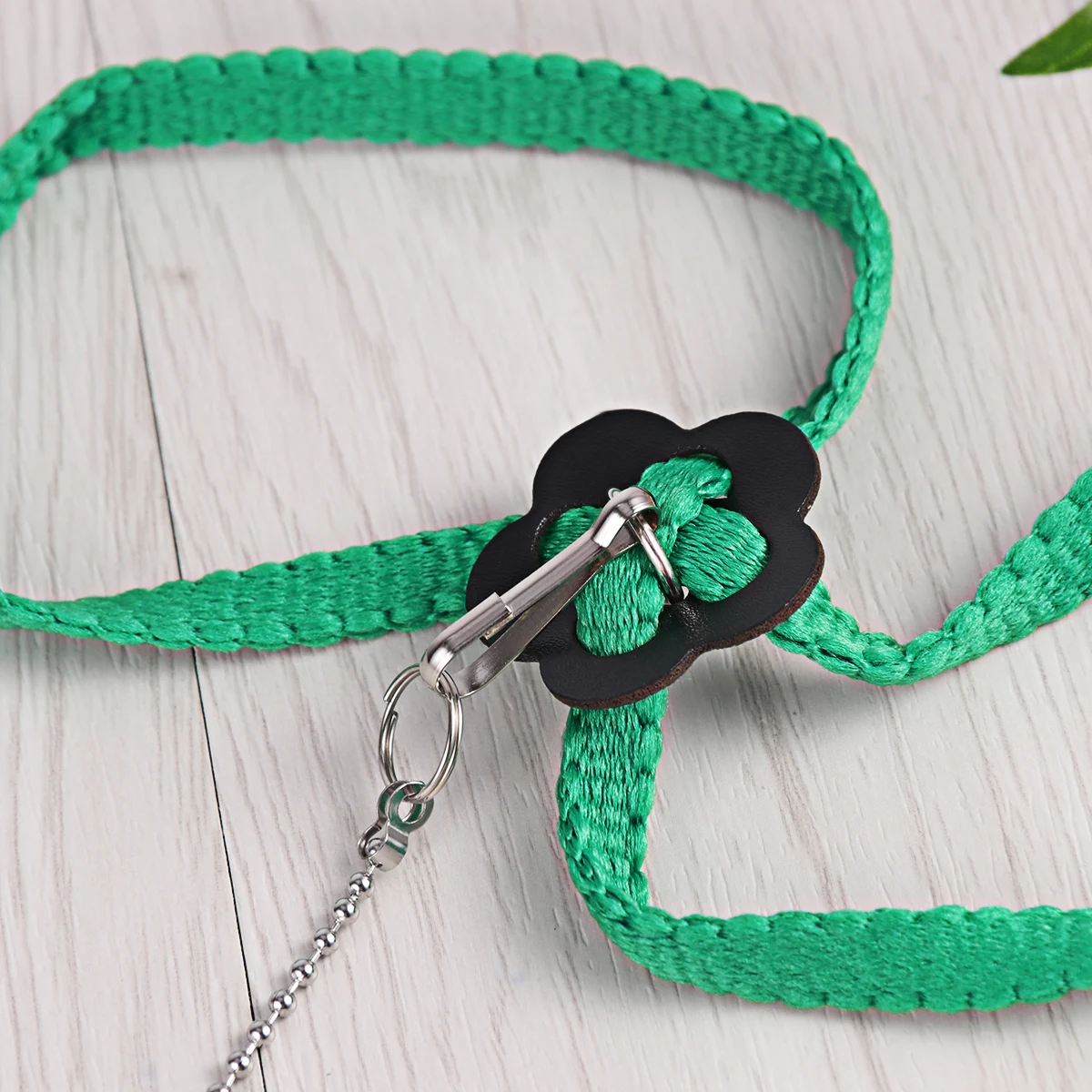 

Adjustable Reptile Harness Leash for Small Animals 40cm Harness 80cm Leash Durable Nylon Metal Clasp Pet Supplies