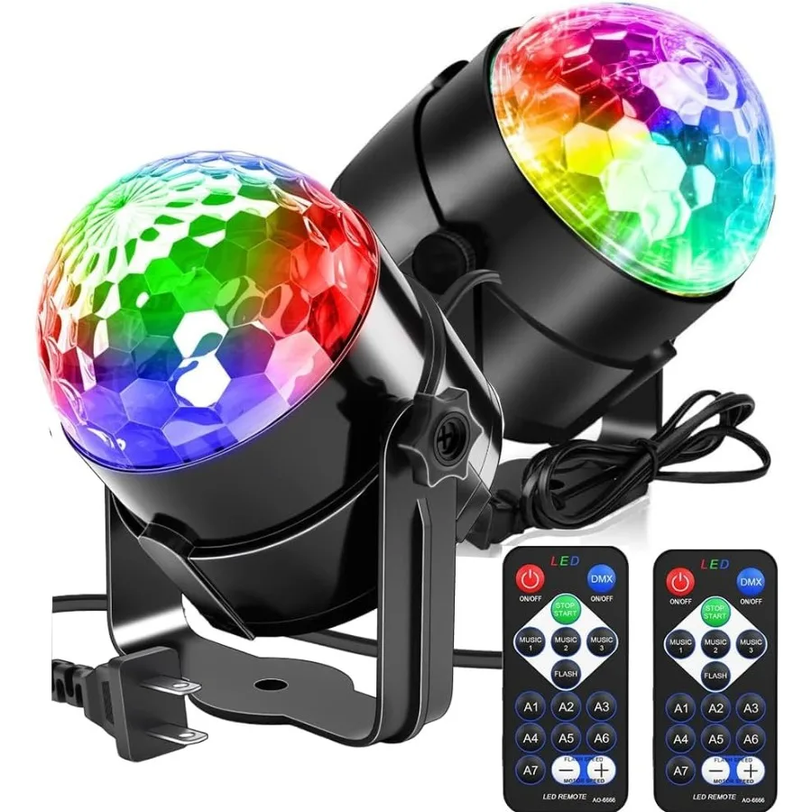 Party Lights Disco Balls Strobe Light for Parties with Remote Control for Home Room Dance Birthday Karaoke Stocking Stuffers Ne