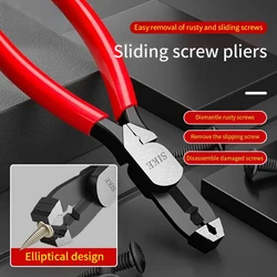 Multi-Disassembly Pliers Rust Removal/Anti-Slip/Damage Screwdriver Quick Cutting And Cutting Crimping Wire Removal Nailer