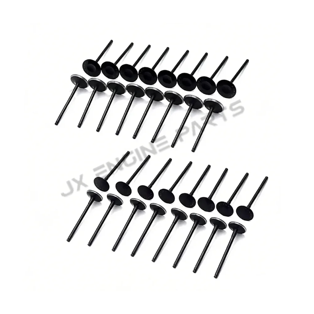 M156 Engine Intake Exhaust Valve Set For Mercedes-Benz 6.2 6.3 C63 CL63 CLK63 CLS63 E63 ML63 R63 S63 SL63 AMG W211 6.2L 6.3L