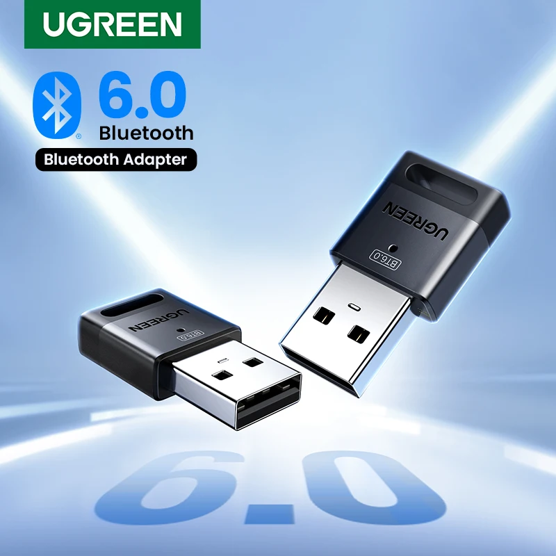 อะแดปเตอร์ USB Bluetooth, Bluetooth 6.0 Dongle สําหรับพีซี Windows 11/10/8.1, ตัวรับสัญญาณบลูทูธและเครื่องส่งสัญญาณสําหรับคีย์บอร์ด/เมาส์