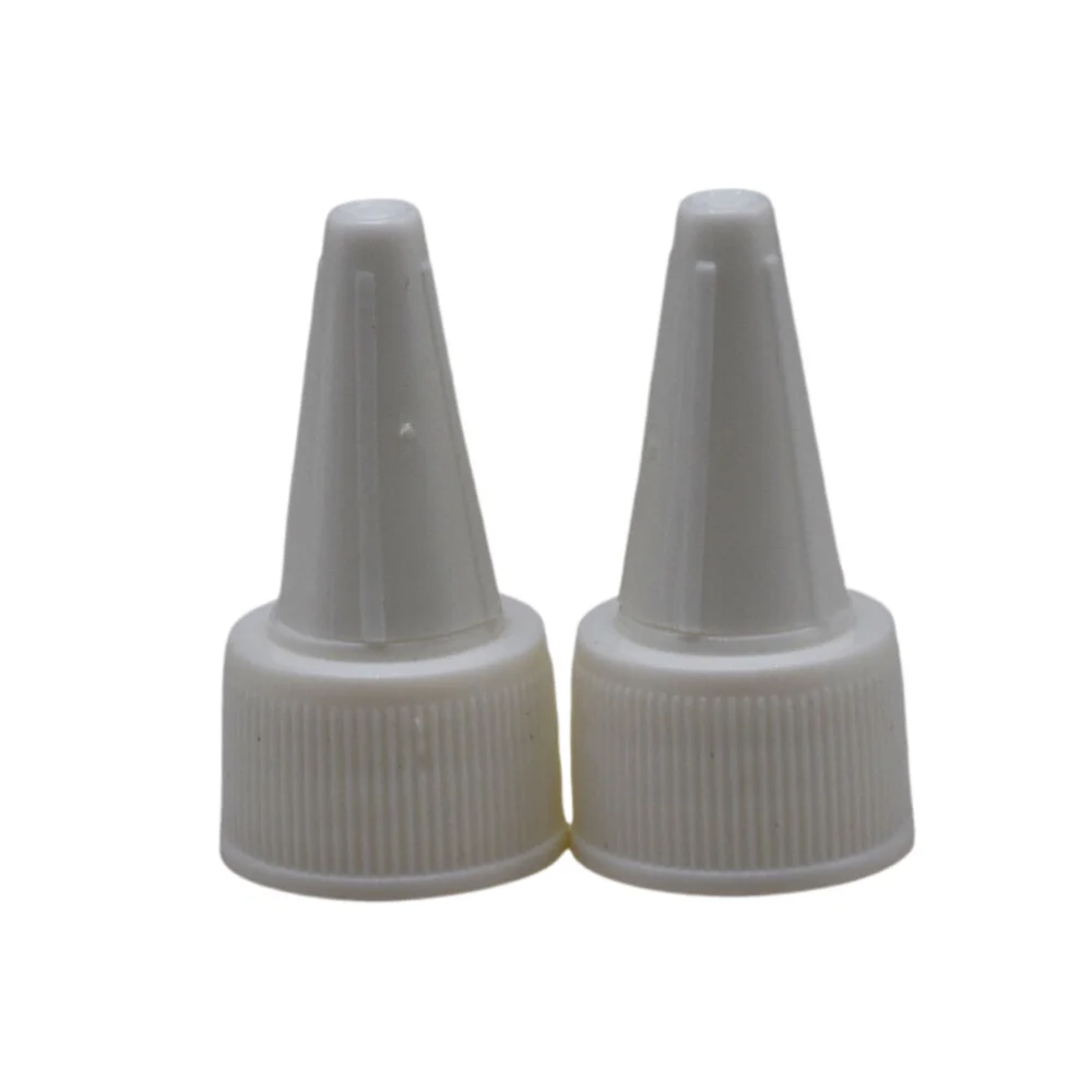 Sample Oder 20pcs/lot 20-410 White 20mm Twist Bottle Cap,Replacement Caps for Glue Dispensing Bottle