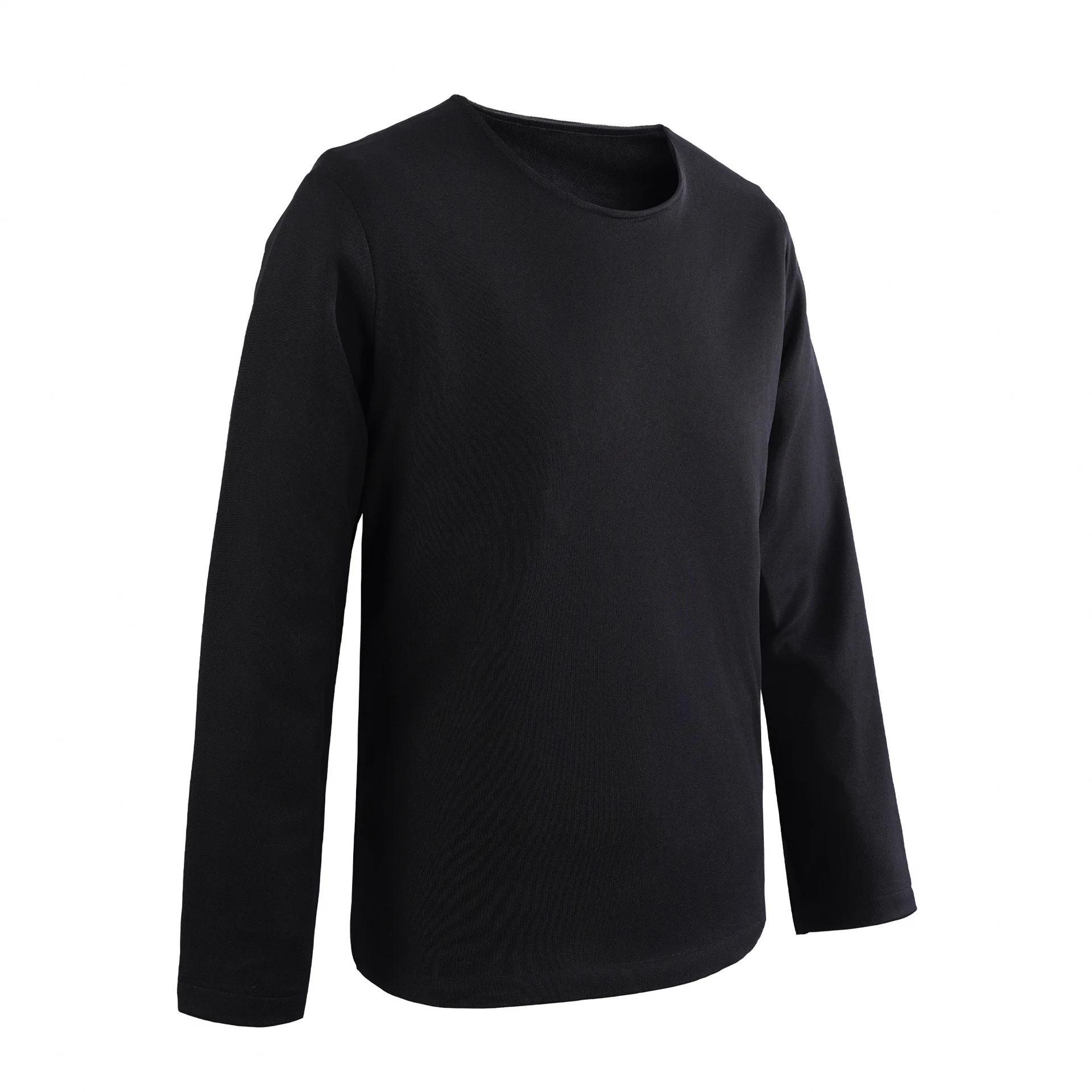 

Soft Armor Stab Proof T-Shirt – Black Invisible Anti-Slash Anti-Cut Long Sleeve, Breathable & Stylish Protective Wear