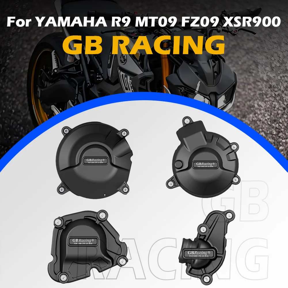 Motorräder Motor Abdeckung Schutz GB Racing Für Yamaha MT09 SP MT-09 FZ-09 TRACER & SCRAMBLER 2021-2022 XSR900 21-23 R9