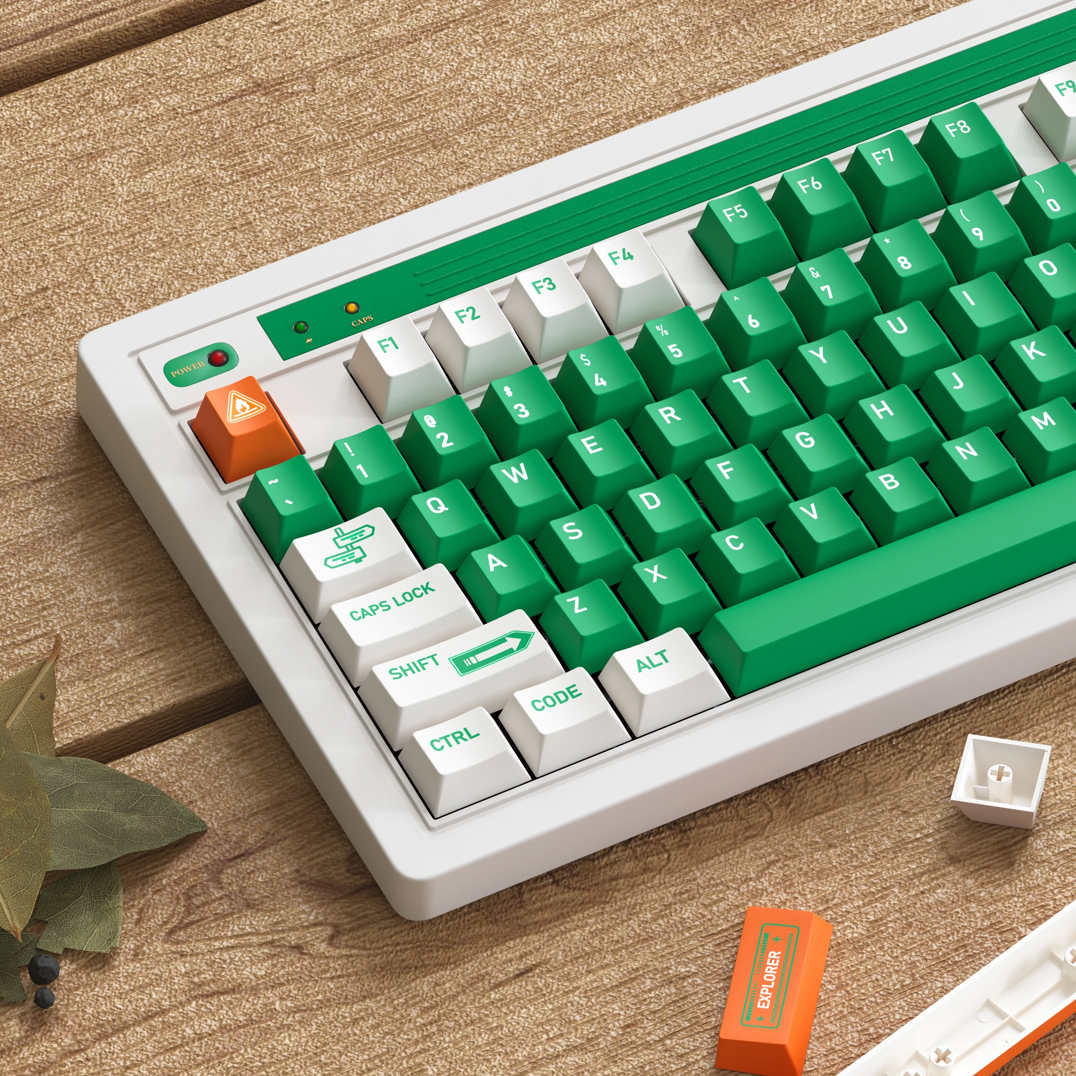 cherry profile keycaps 134 pbt keys Forest adventure theme For MX Switches Mechanical Keyboard