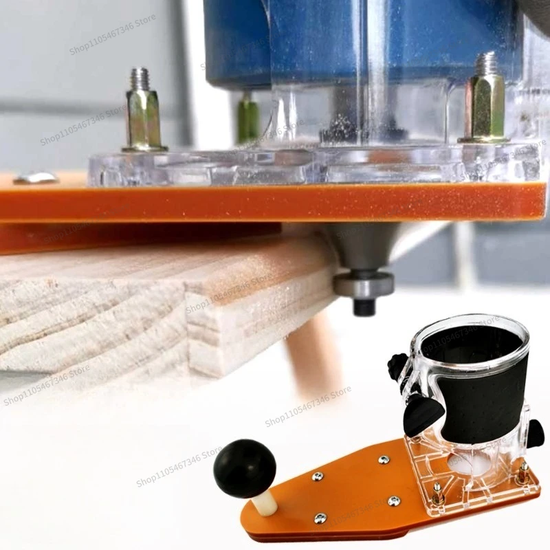 For Trimmer Balance Plate, Flip Plate, Small Gong Machine Baseplate Slotted Chamfer Woodworking