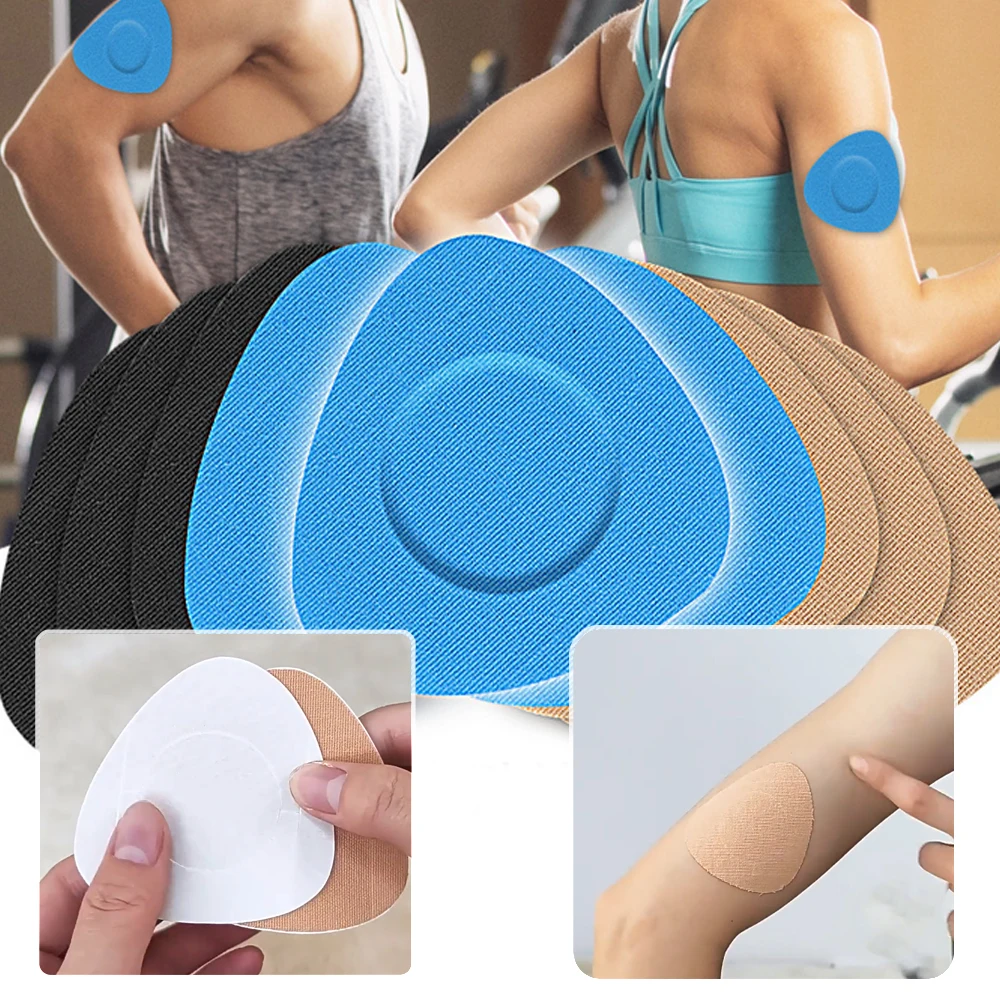 

10-100 шт. сенсорный клейкий пластырь датчик уровня глюкозы в крови фиксированный патч зонд для мониторинга уровня глюкозы в крови бесследный невидимый