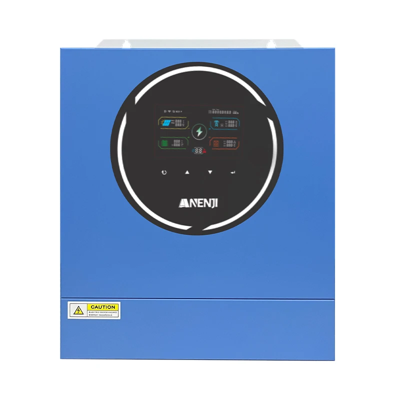 ANENJI 11KW 48V Parallelle Solar Inverter Hybride 230V 4KW 6.2KW 5KW Off/On Grid Inverter Zuivere Sinusgolf PV 500V 160A MPPT Solar Controller 