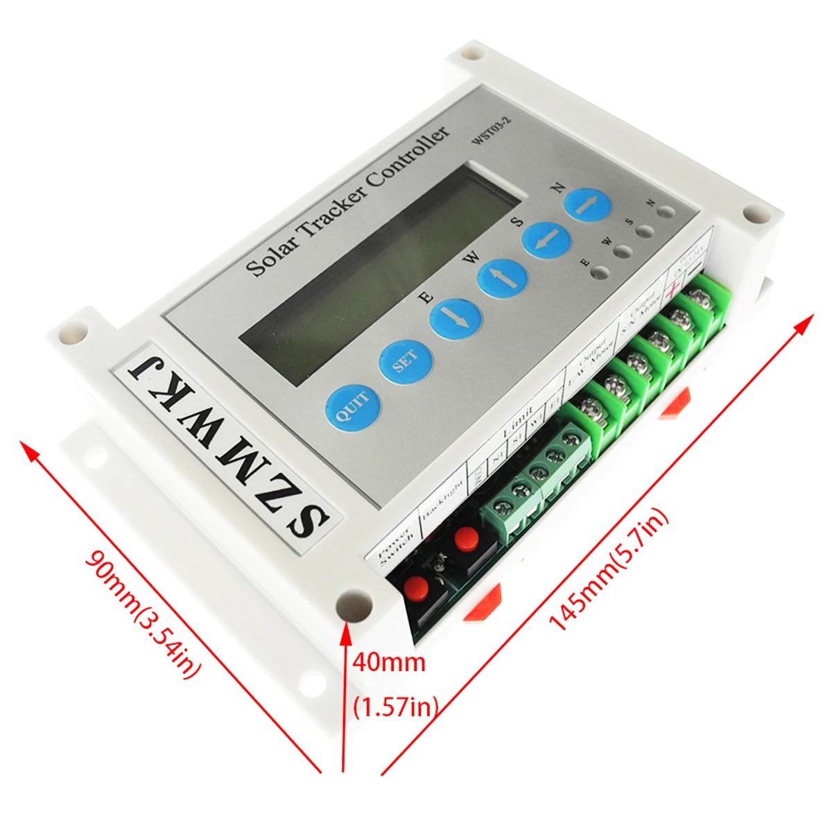 LCD Dual Axis Solar Tracking Electronic Auto-Tracking Solar Tracker Controller Double Axis for Solar Panel System Sunlight Track