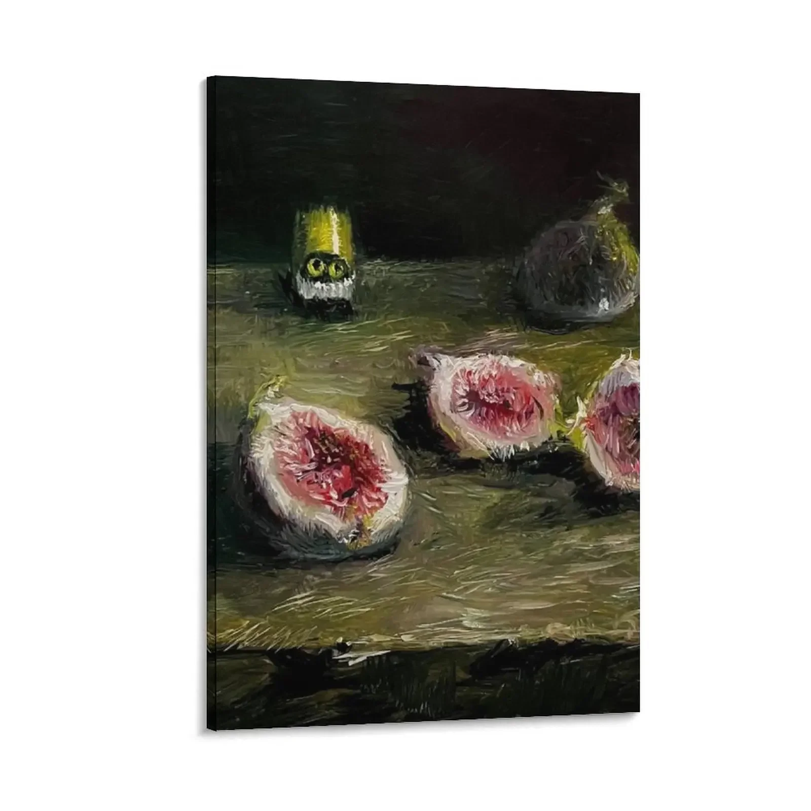 

Vanessa Stockard black cat and figues Canvas Painting Decoration bedroom poster aesthetic art mural