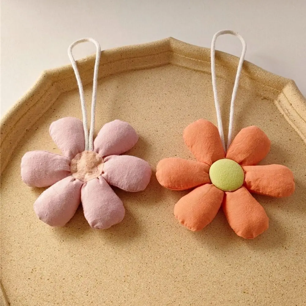 

Cloth Flower Bag Pendant Bag Charms Bag Match Accessories Fresh Backpack Decoration Korean Style Stuffed Floral Lanyard Gift