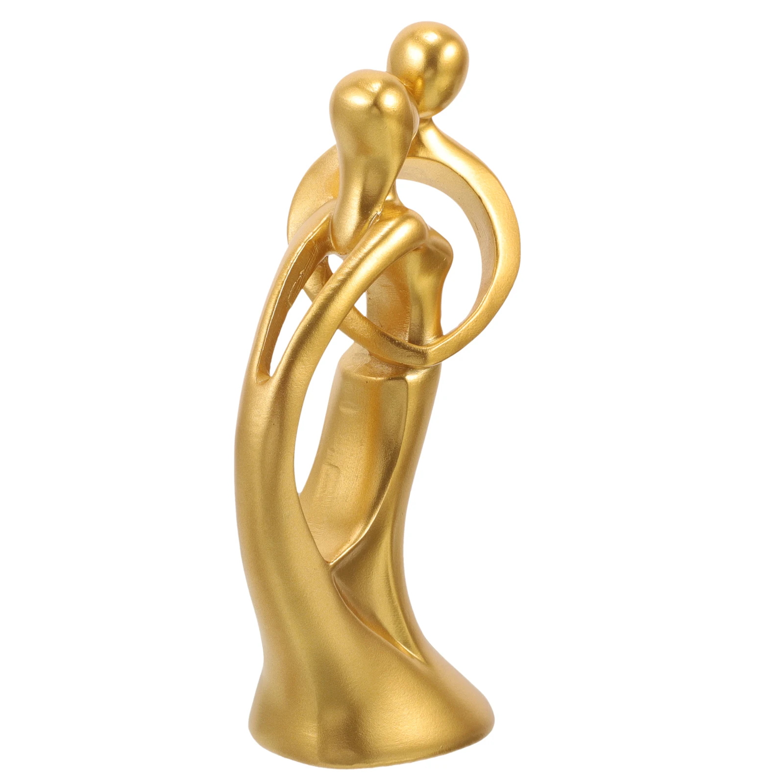 

Elegant Resin Couple Sculpture with Embrace Design for Home Decor Bedroom Shelf Bookcase Desktop Decoration Modern Interior Art