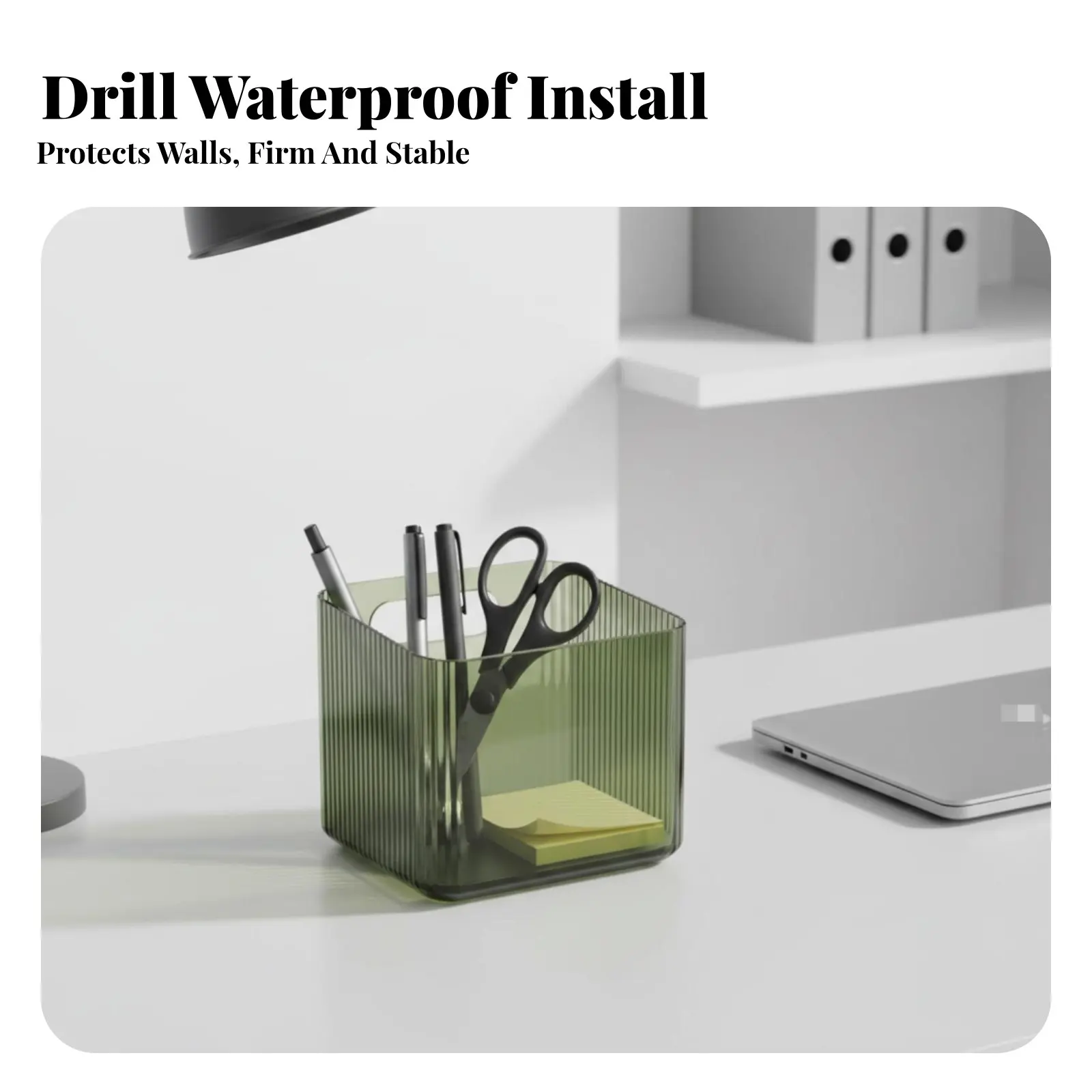 

Clear Partitioned Container Transparent Design Storage Box modifyable modifyable for Bathroom, Workspace, Kitchen Counter