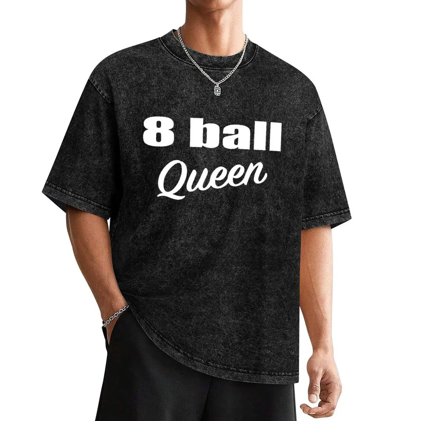 8 Ball Queen Billiards Pool Players Gifts T-Shirt shirts graphic tees anime figures funny t shirts for men