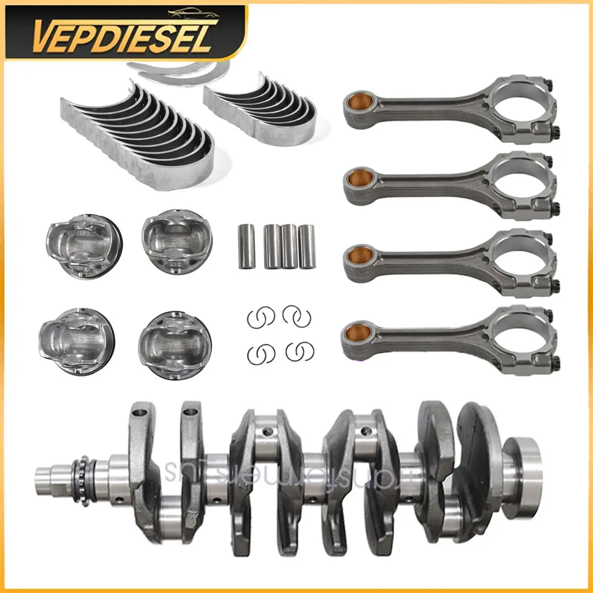 

Комплект подшипников коленчатого вала двигателя G4FJ для Hyundai KIA Elantra i30 Forte K3 Tucson Sportage Sonata K5 Optima 1.6L